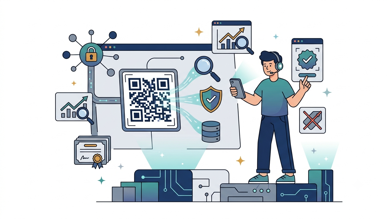 QR Code chống giả hoạt động như thế nào
