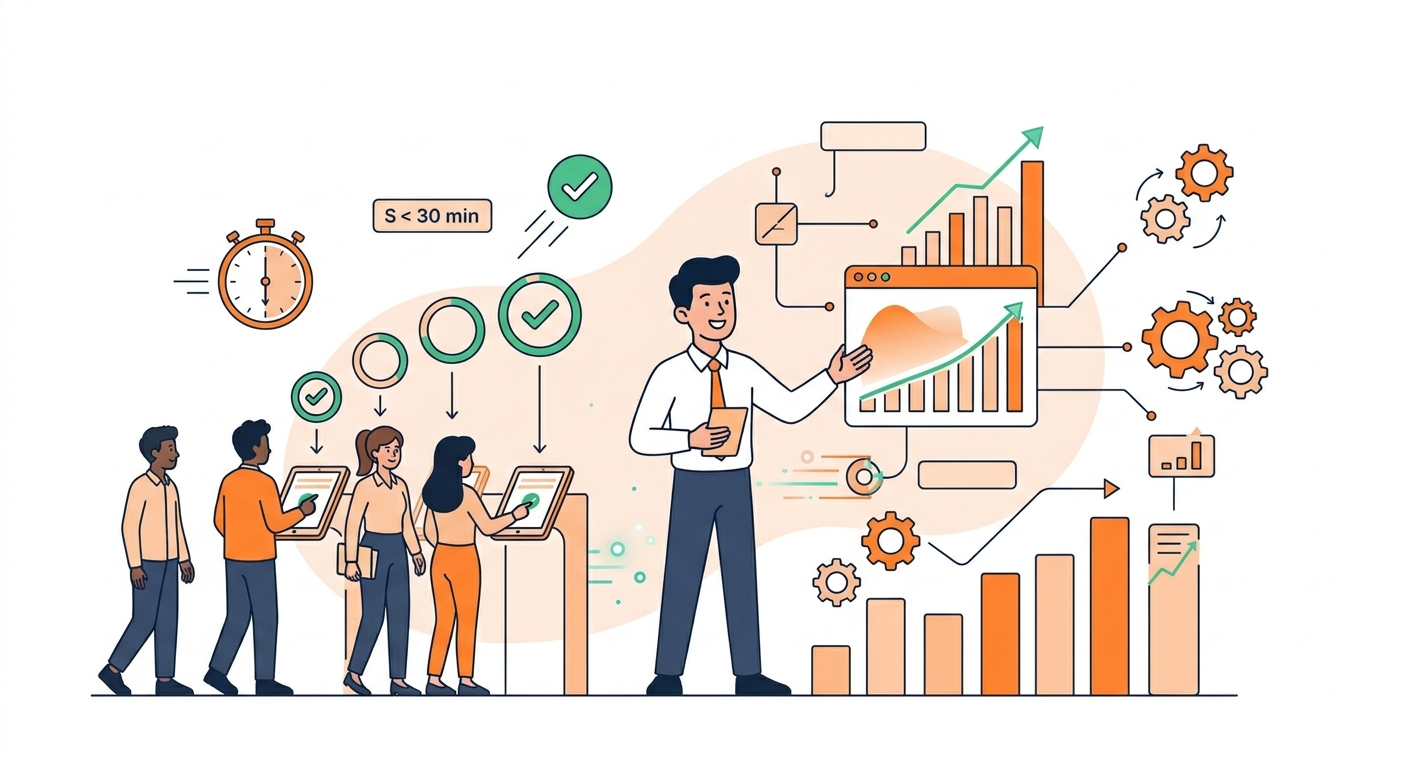 Check-in 1.000+ khách trong dưới 30 phút
