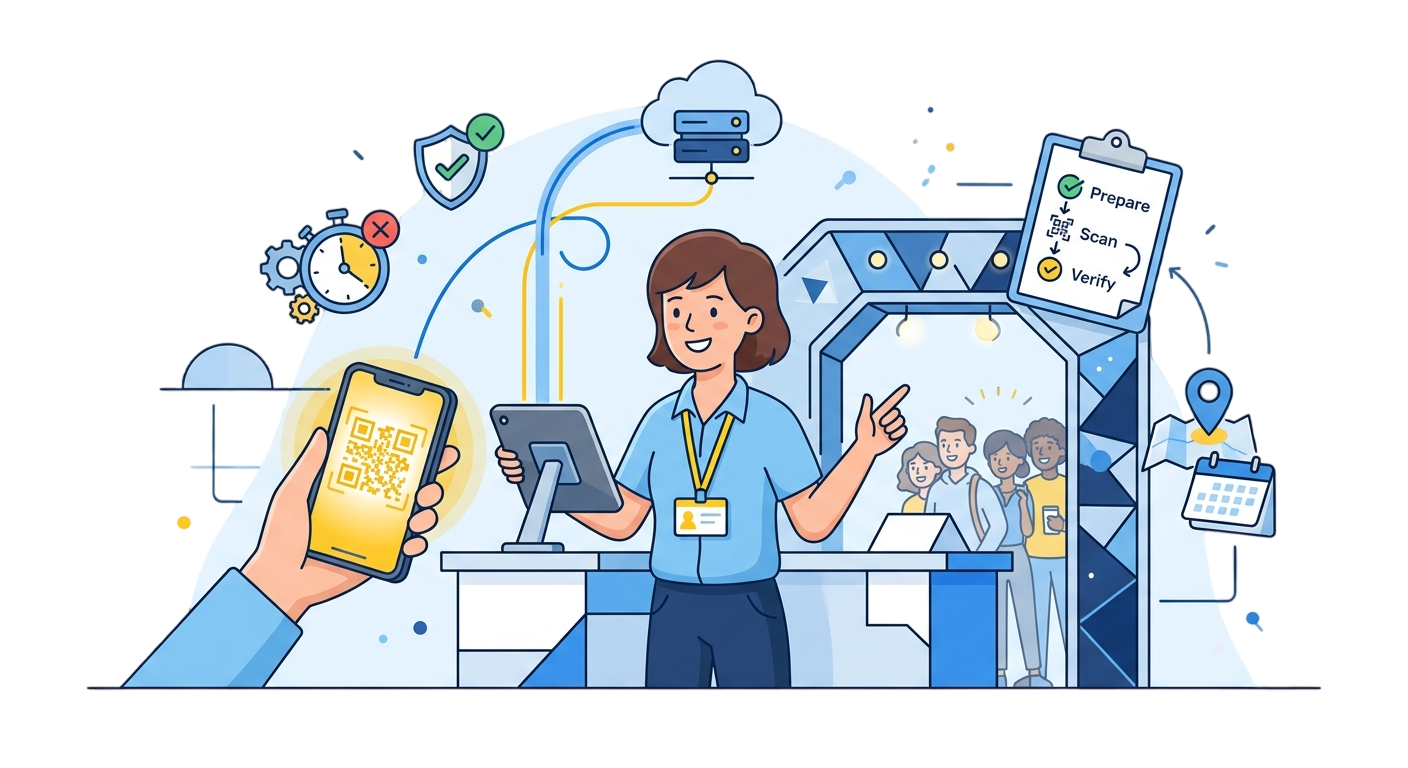 Cách QR Code check-in sự kiện hoạt động