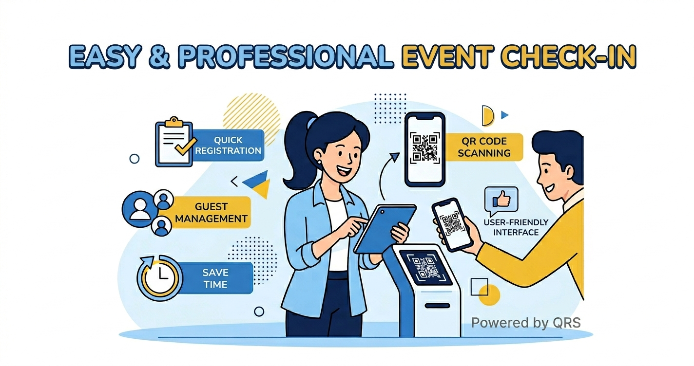 QR Code Event Check-In Software - Guest Check-In System - QRS